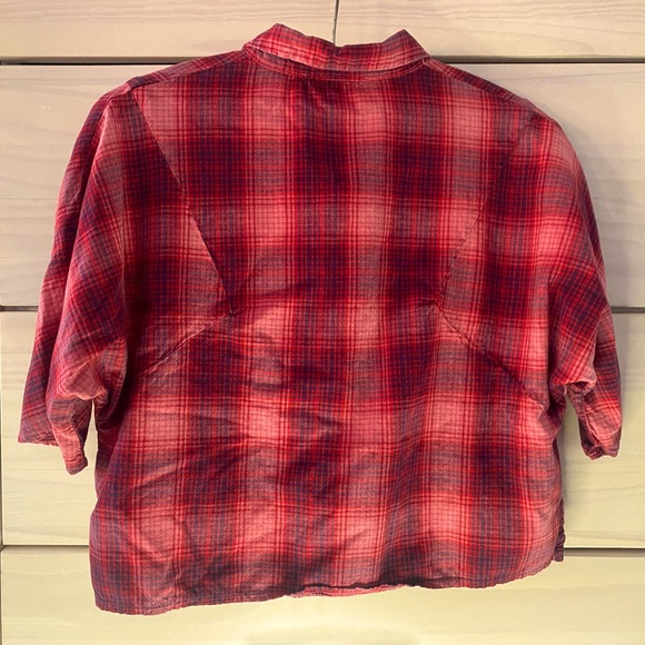 Top Shop Crop Button Up - Picture 2 of 3